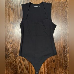 Abercrombie & Fitch Black Bodysuit - SoftAF Collection (Size M)